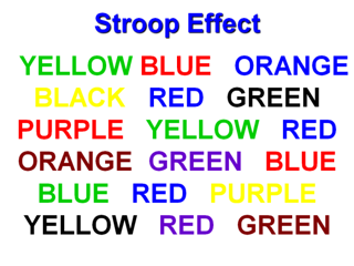 Stroop effect